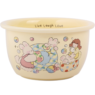 蓝莲花羡鸟文社碗个人专用网红餐具高颜值碗盘吃面碗家用陶瓷饭碗