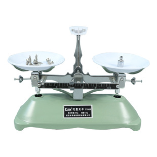托盘天平秤称教具小学初中200g500克砝码机械天平秤物理教学仪器