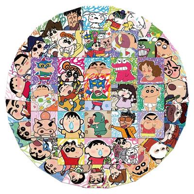 趣味手绘小新不干胶防水贴纸卡通