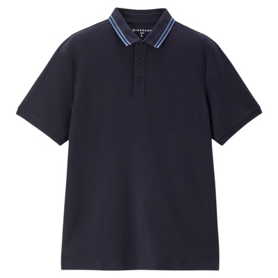 佐丹奴夏季短袖撞色边POLO凉感