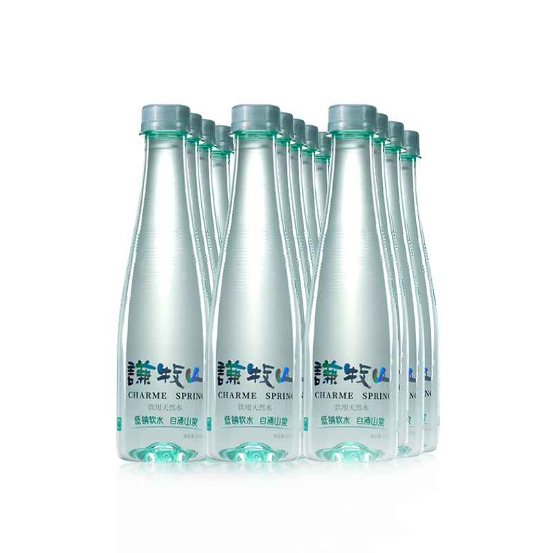 謙牧山350mL*15瓶飲用天然水甘甜軟水低鈉自涌山泉高端會務(wù)商務(wù)水