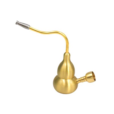 黄铜葫芦水烟壶两用型