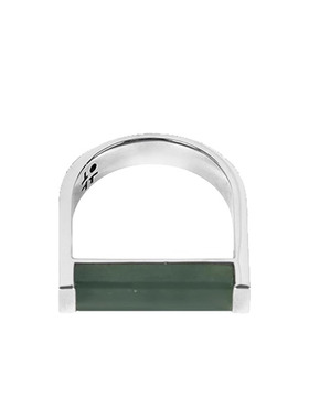 岂翡独家翡翠缅料A货925银戒指