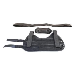 言祥老年人偏瘫肩脱臼下垂固定带黑色舒适贴身可调肩部脱位护肩带