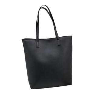 外贸出口西班牙单竖款女包软皮面大容量托特包通勤简约手提单肩包