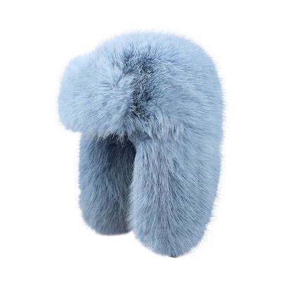 蒙田加厚护耳帽滑雪骑车防风帽子