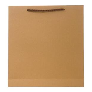 茶饼礼品袋1-2片357克普洱茶饼手提袋空白牛皮纸手拎袋加厚通用袋