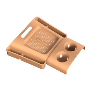 适用26款岚图梦想家中控无线充水杯垫一体杯架套储物兜原车色硅胶