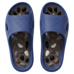 按摩拖鞋男士居家室内防滑防臭浴室指压板鹅卵石足底养生穴位凉拖