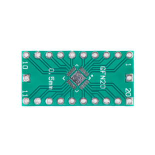 【优信电子】QFN20转接板贴片转直插DIP 0.5/0.65mm间距IC测试板