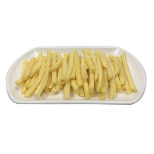 凯达3/8粗薯条整箱6包*2kg商用裹粉带盐土豆条马铃薯冷冻半成品