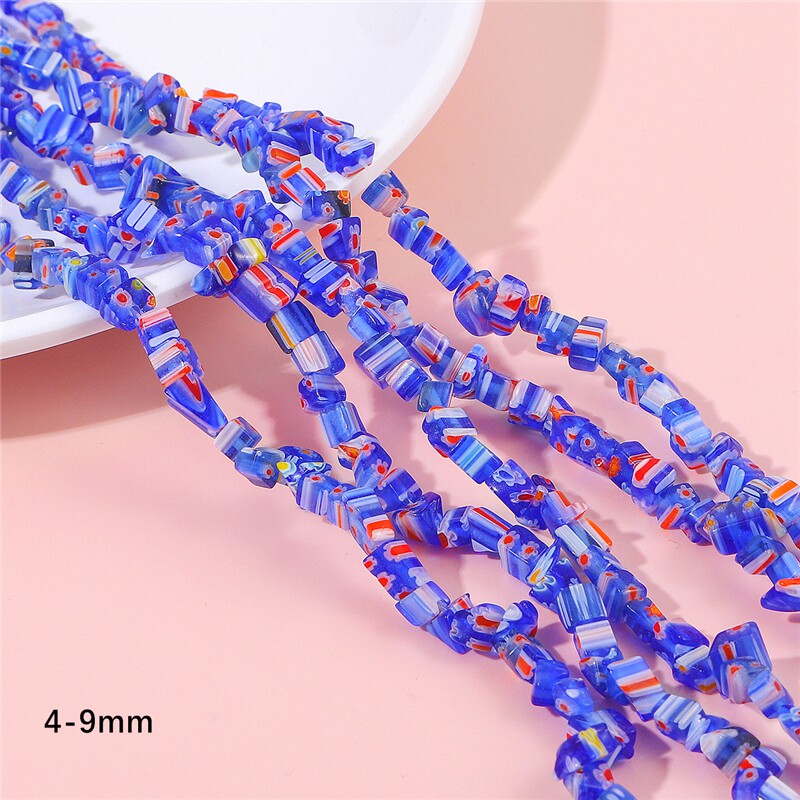 不规则千花琉璃碎石散珠饰品材料 diy手工制作手链项链手机链配件