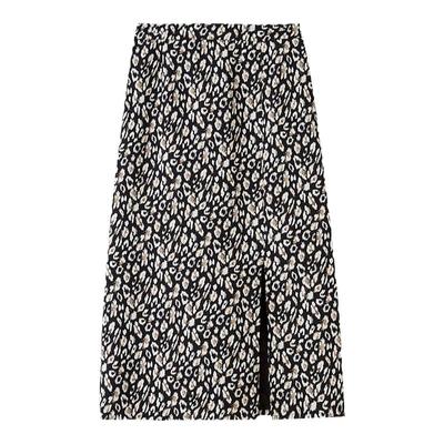 水云间高腰开叉半身裙女秋季新款2025修身显瘦通勤气质中长款裙子