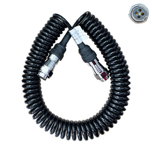 解放J6P四路影像连接线J6倒车摄像头JH6四方位监控螺旋线原厂配件