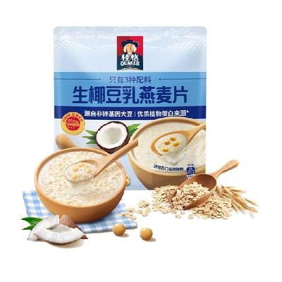 桂格便携装生椰豆乳燕麦片