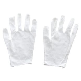 120双批发白手套纯棉礼仪薄款文玩盘珠开车专用作业劳保加厚耐磨