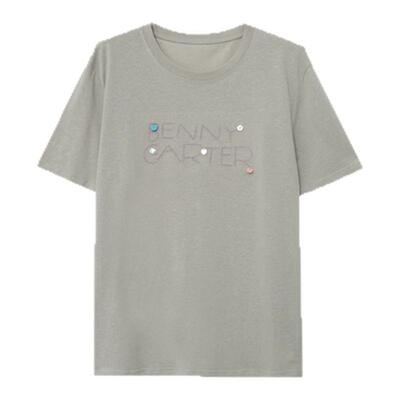 木岸muan山下T夏季定制宽松打底百搭简约T恤短袖上衣女YJ-23911