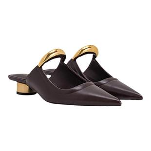 JW PEI穆勒鞋Helena法式凉鞋女新款外穿增高女鞋时尚单鞋J3120505