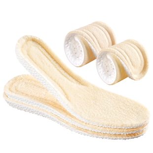 儿童鞋垫宝宝男童女童小孩加绒保暖冬季防寒不掉毛踩屎感软底舒适