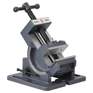 鸿源可倾斜导杆式角度平口钳钻床台钻用90度斜度小台钳3寸4寸直销