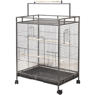 新款鹦鹉笼虎皮玄凤牡丹家用笼子手养鹦鹉专用笼生态豪华金属鸟笼