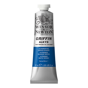 原装进口法国温莎牛顿格里芬快干油画颜料于小冬绘画48色艺术画家创作37ML单支管状写生绘画户外速干材料套装