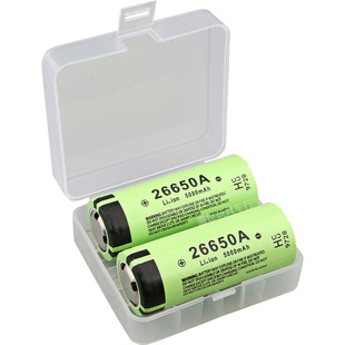 2节装26650电池收纳盒18650电池盒通用储存保护盒子存放盒电池盒