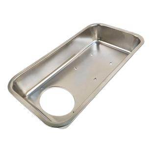 台正元绞肉机配件不锈钢托盘下料盘放肉盘塑料护手套保护套防护套