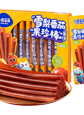 小鹿蓝蓝0糖山楂卷果丹皮零食