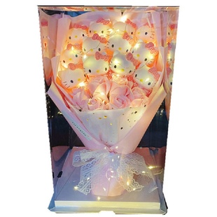 hellokitty玩偶花束公仔生日女孩礼物凯蒂猫女生儿童圣诞节平安夜