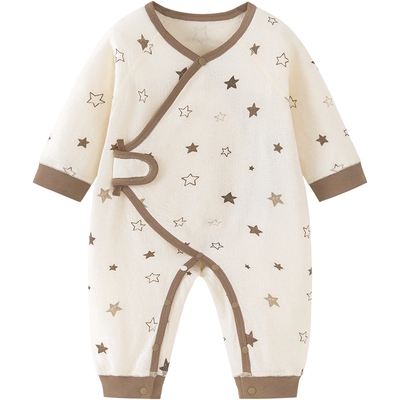 【纯棉】迷你巴拉婴儿衣服新生儿宝宝外出长袖连体衣  年秋季