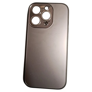 呆芒高端新款17磨砂适用苹果14pro手机壳15promax轻奢高级13钛原色p防尘iphone12超火纯色16玻璃秒变钛金属pm