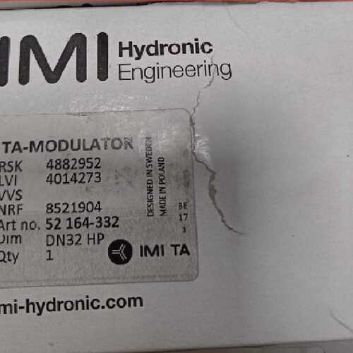 IMI  TA-Modulator 压力无关型平衡控—议价