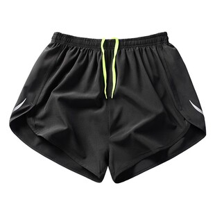 运动短裤男可放手机田径马拉松训练夏季速干三分裤专业跑步带内衬