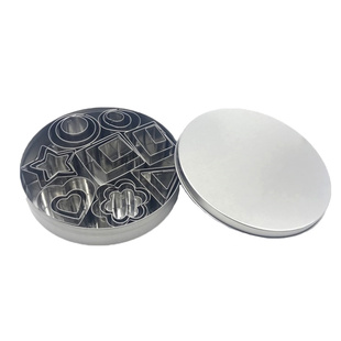 不锈钢几何爱心圆形梅花果盘蔬菜水果切模工具烘焙饼干曲奇模具