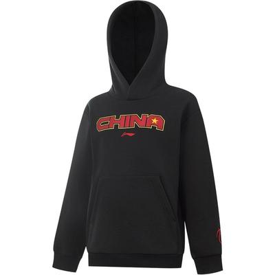 李宁童连帽男套头连帽卫衣童装