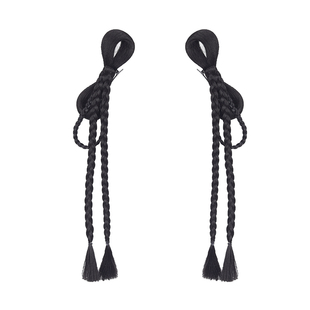 儿童汉服假发一体式古风发包头饰盘发发髻古装女童蝴蝶结垫发发型