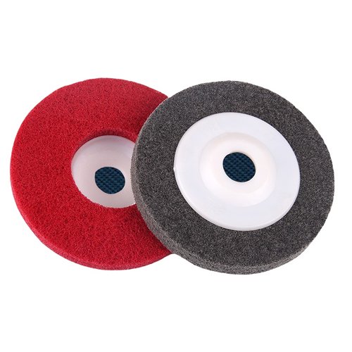 角磨机抛光轮100纤维轮不锈钢抛光轮金属拉丝轮磨光机尼龙打磨片