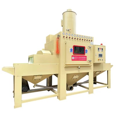 自动喷砂机平面输送式铝件木材