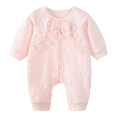 modomoma公主女宝纯棉无骨爬服