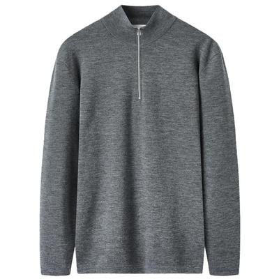 九牧王男装2025冬季新款舒适羊毛机洗商务休闲男款毛衫