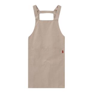 2025新款定制logo防水围裙餐饮专用奶茶美甲水果超市工作服帆布