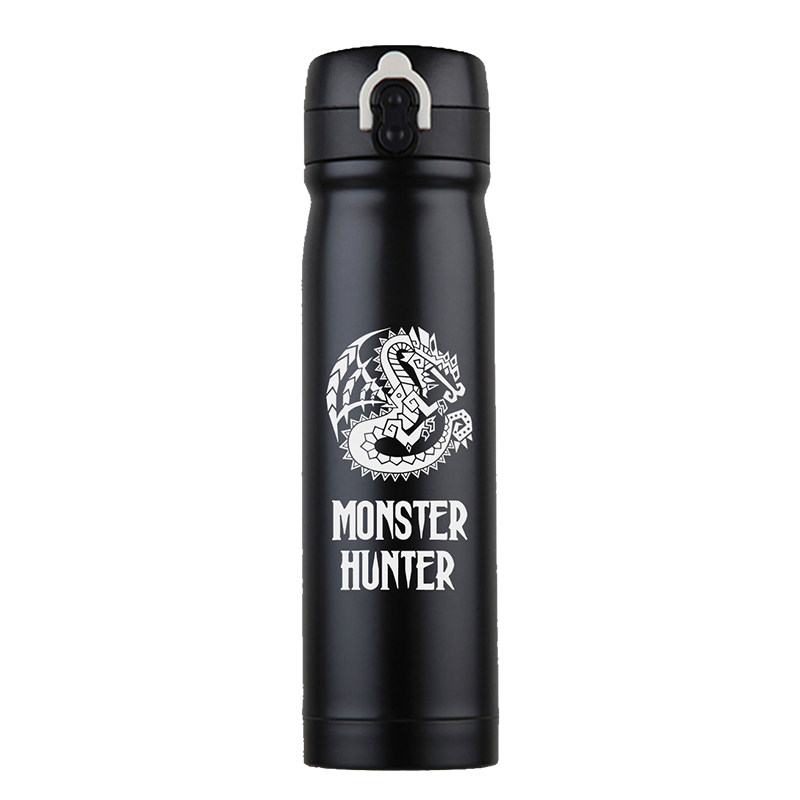 怪物猎人冰原世界Monster Hunter周边304不锈钢保温杯智能水杯子