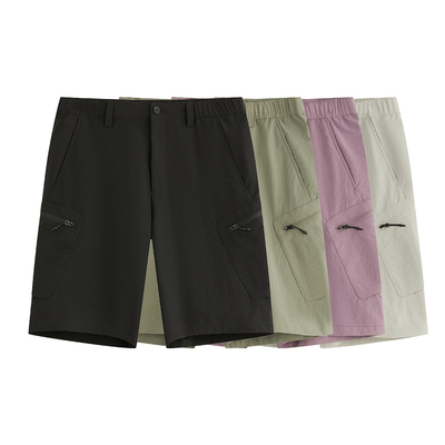 霞湖世家多口袋工装短裤男