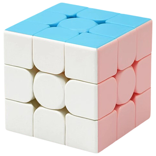 魔域魔方三阶马卡龙2二3四4五5三角魔方全套金字塔儿童益智块玩具