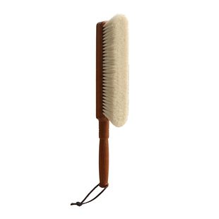 羊毛扫床刷家用长柄除尘刷乌檀木床上软毛清洁刷子扫炕笤帚不扬尘