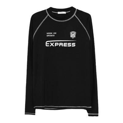 长袖千禧风常规y2k中性T恤