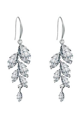 耳环套装新款树叶精致吊坠项链