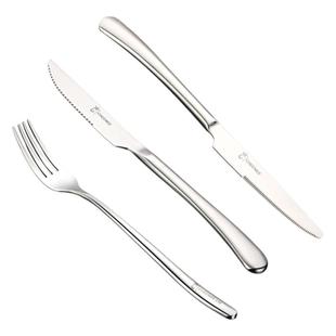 德国西餐刀叉套装家用316不锈钢叉子欧式高档切牛排刀叉两件套