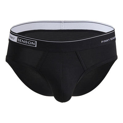 莫代尔男士三角内裤纯色薄款